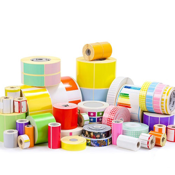 لیبل رنگی پشت چسب دار