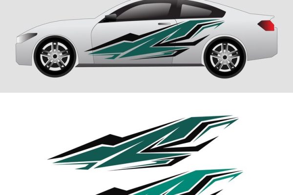 Car body sticker برچسب بدنه خودرو